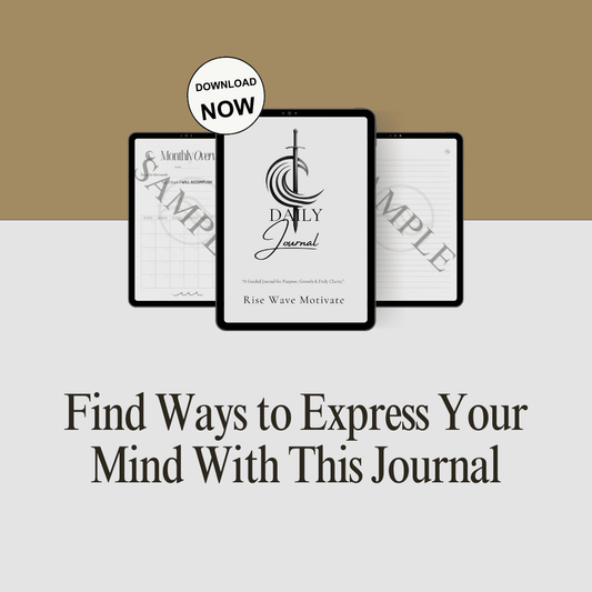 Rise Wave Daily Journal – Clarity Edition (Digital PDF) - Rise Wave Motivate