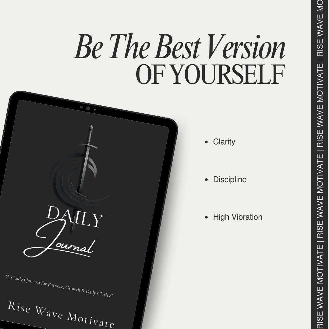 Rise Wave Daily Journal – Discipline Edition (Digital PDF) - Rise Wave Motivate
