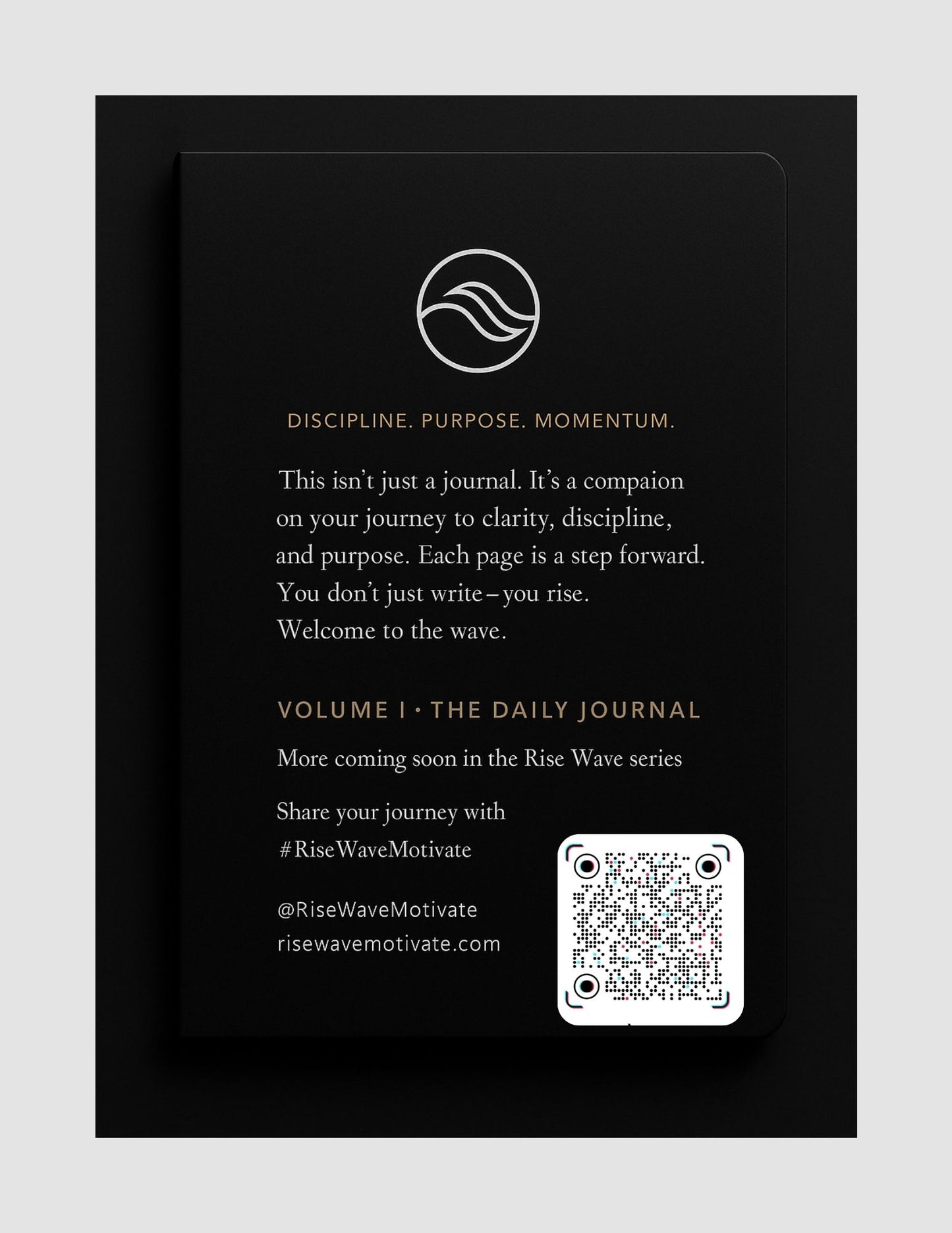Daily Journal – Discipline Edition - Rise Wave Motivate