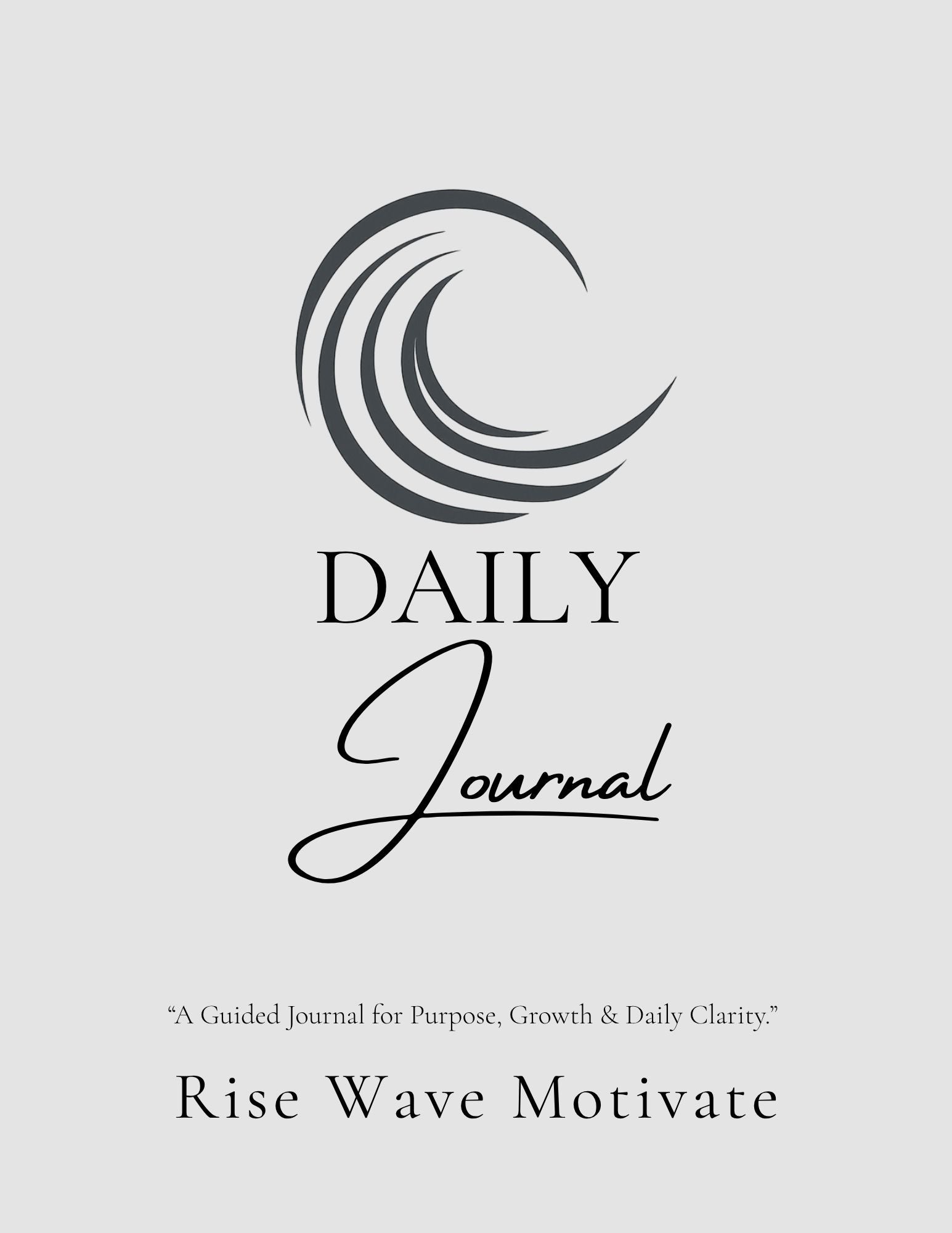 Rise Wave Daily Journal — 3 - Edition Digital Bundle (PDFs) - Rise Wave Motivate