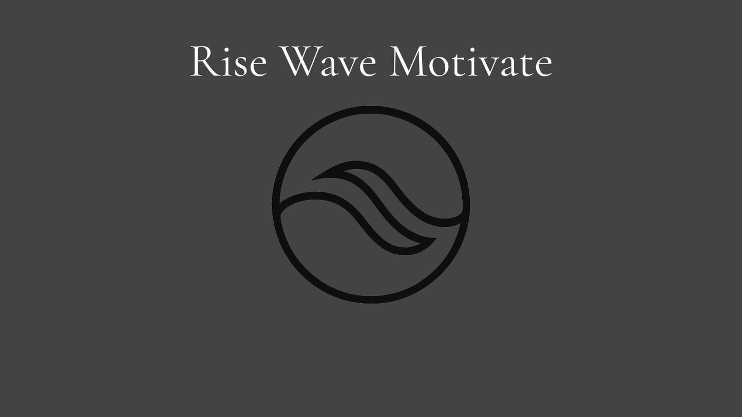 2026 Motivational Desktop Calendar — Rise Wave "Motivate" - Rise Wave Motivate