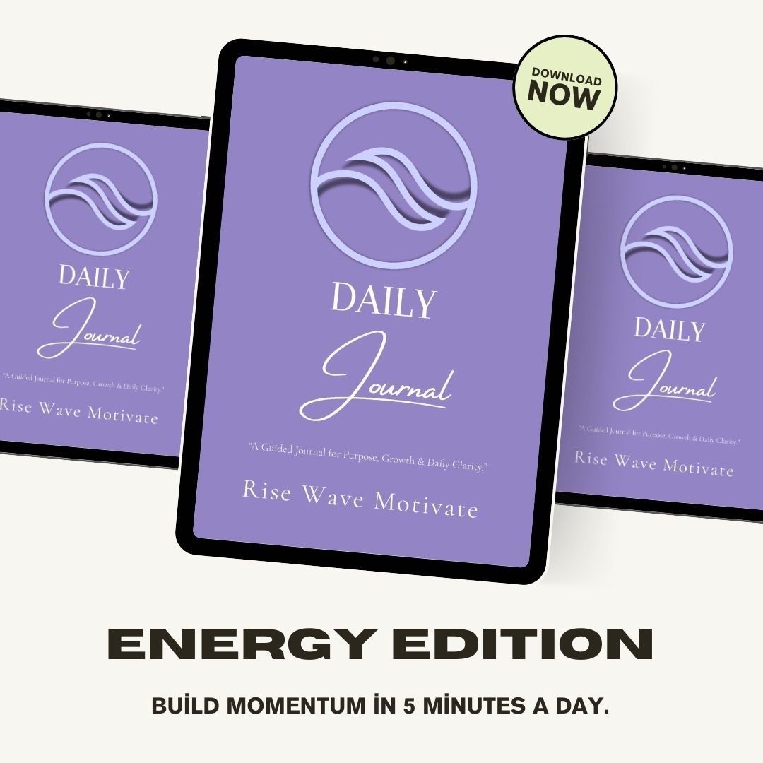 Daily Journal – Energy Edition - Rise Wave Motivate