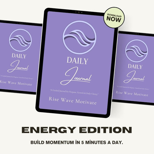 Daily Journal – Energy Edition - Rise Wave Motivate