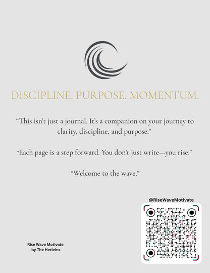 Daily Journal – Clarity Edition - Rise Wave Motivate