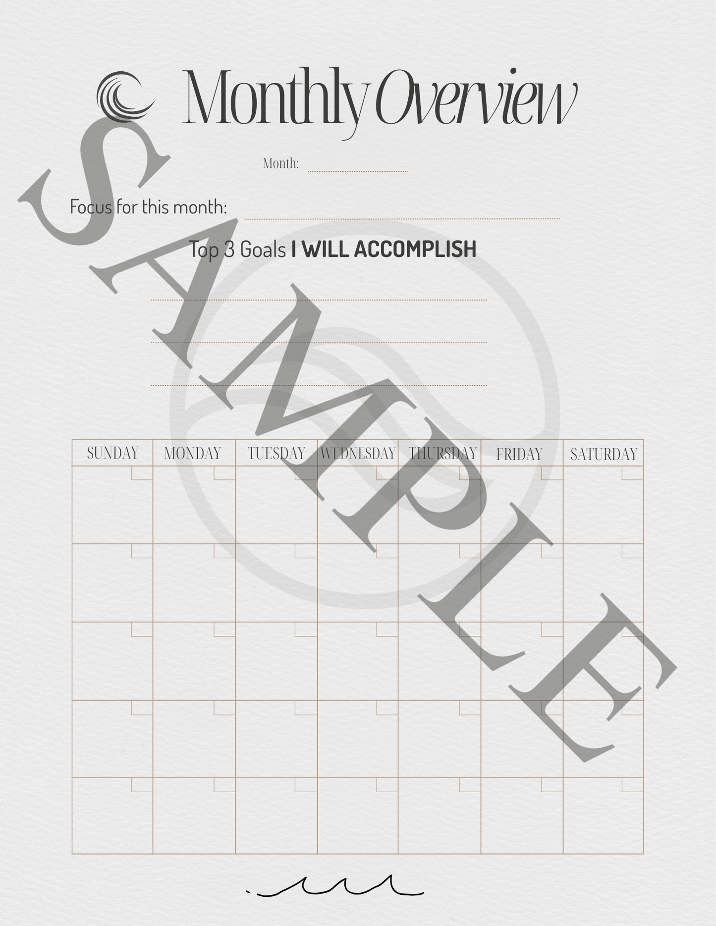 Rise Wave Daily Journal – Clarity Edition (Digital PDF) - Rise Wave Motivate