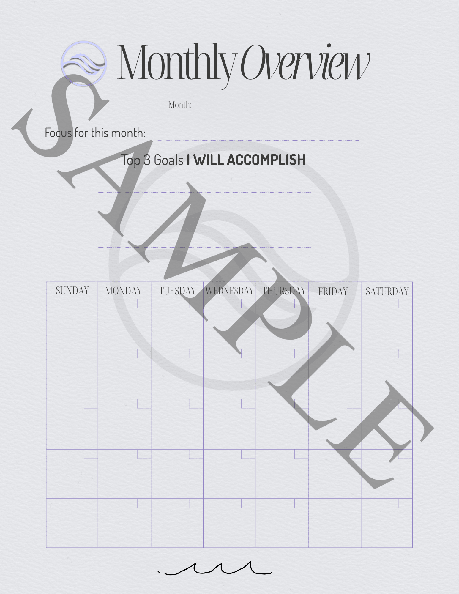 Rise Wave Daily Journal – Energy Edition (Digital PDF) - Rise Wave Motivate